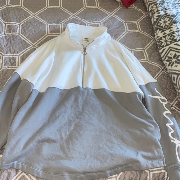 Pink Victoria’s secret 1/2 zip - Picture 1 of 4